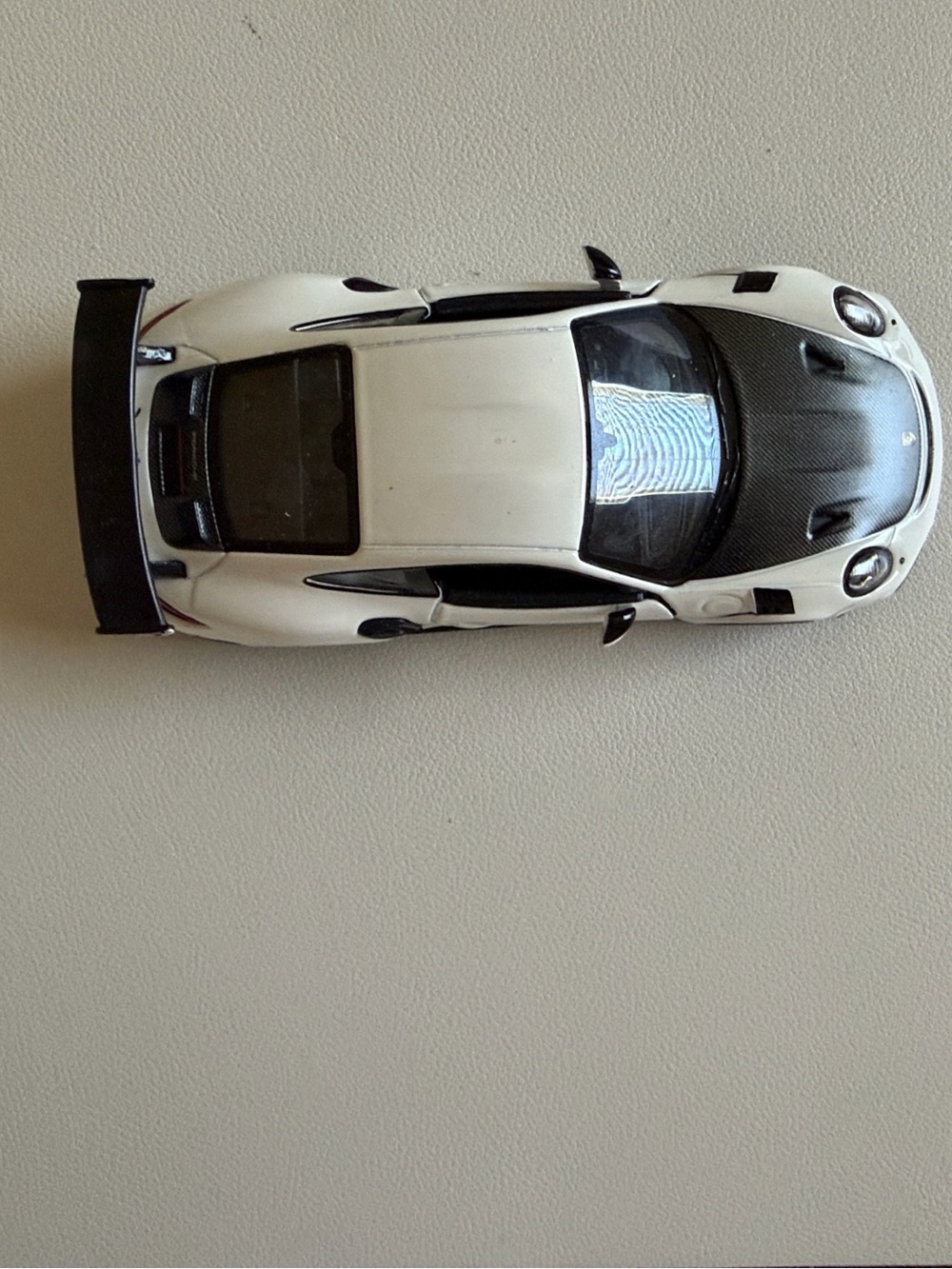 Porsche Design White and Black Sports Car Model